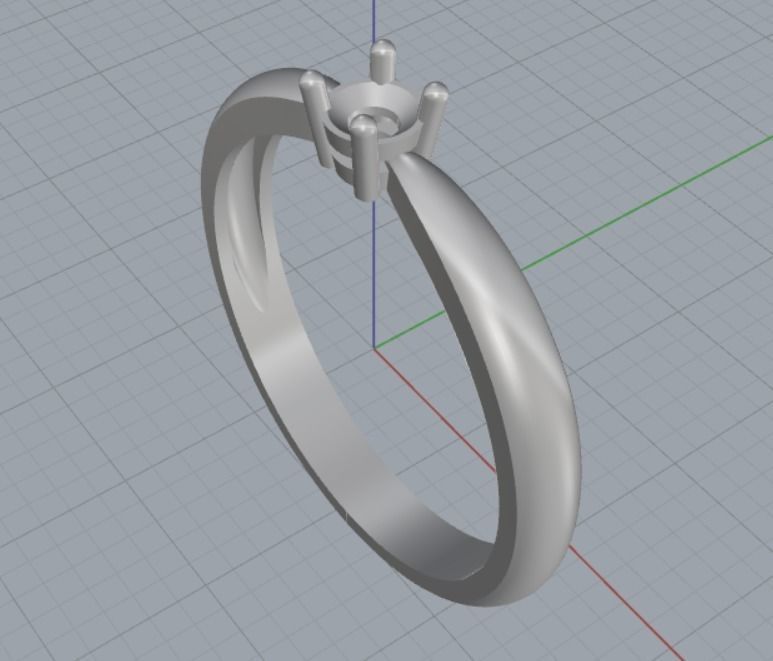Engagement rings 3D print model_11