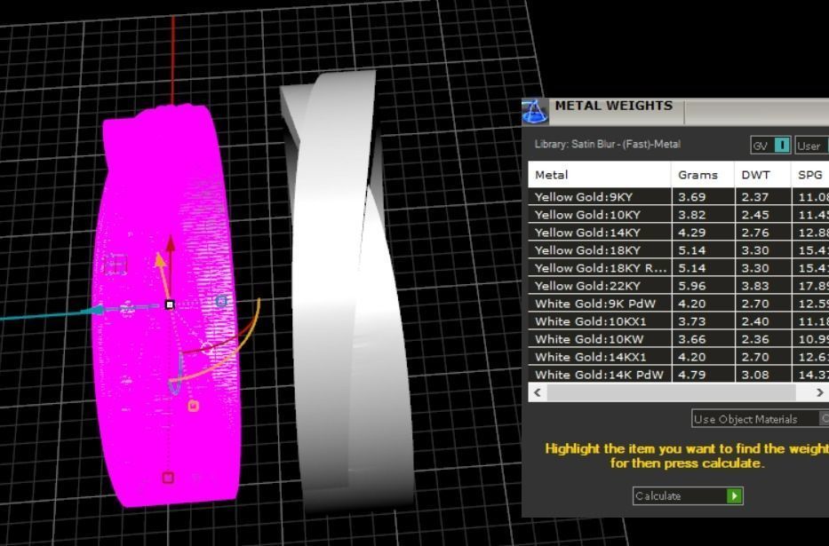 wedding ring 3D print model_5