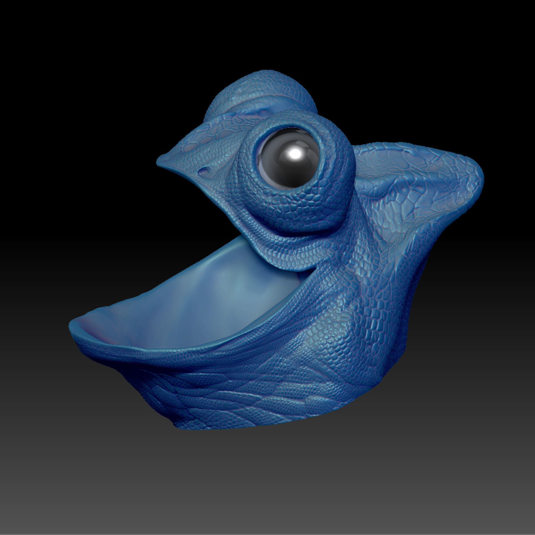 Jemenchamaeleon Chamaeleo calyptratus STL 3D Print Model  3D print model_6