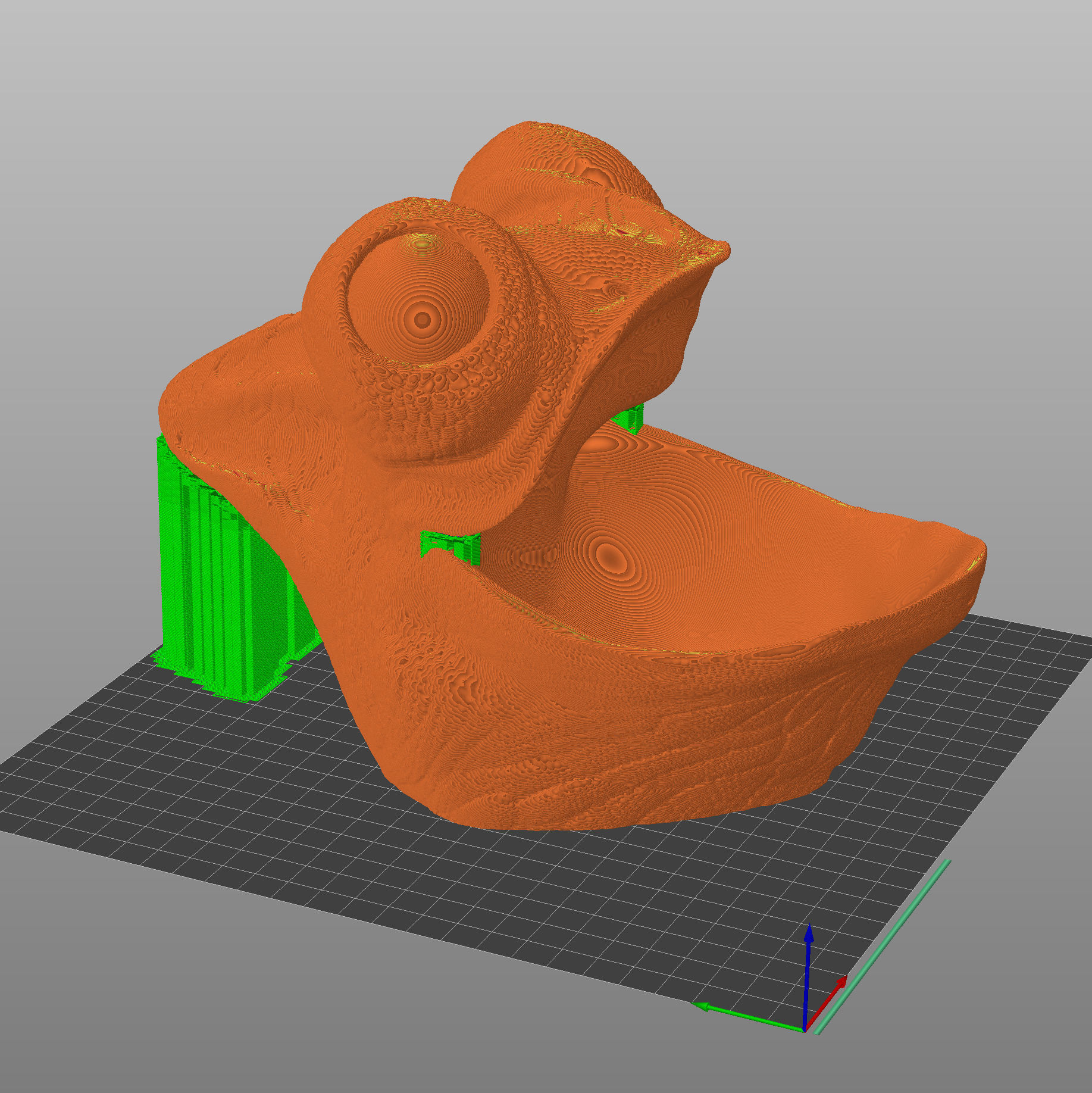 Jemenchamaeleon Chamaeleo calyptratus STL 3D Print Model  3D print model_2