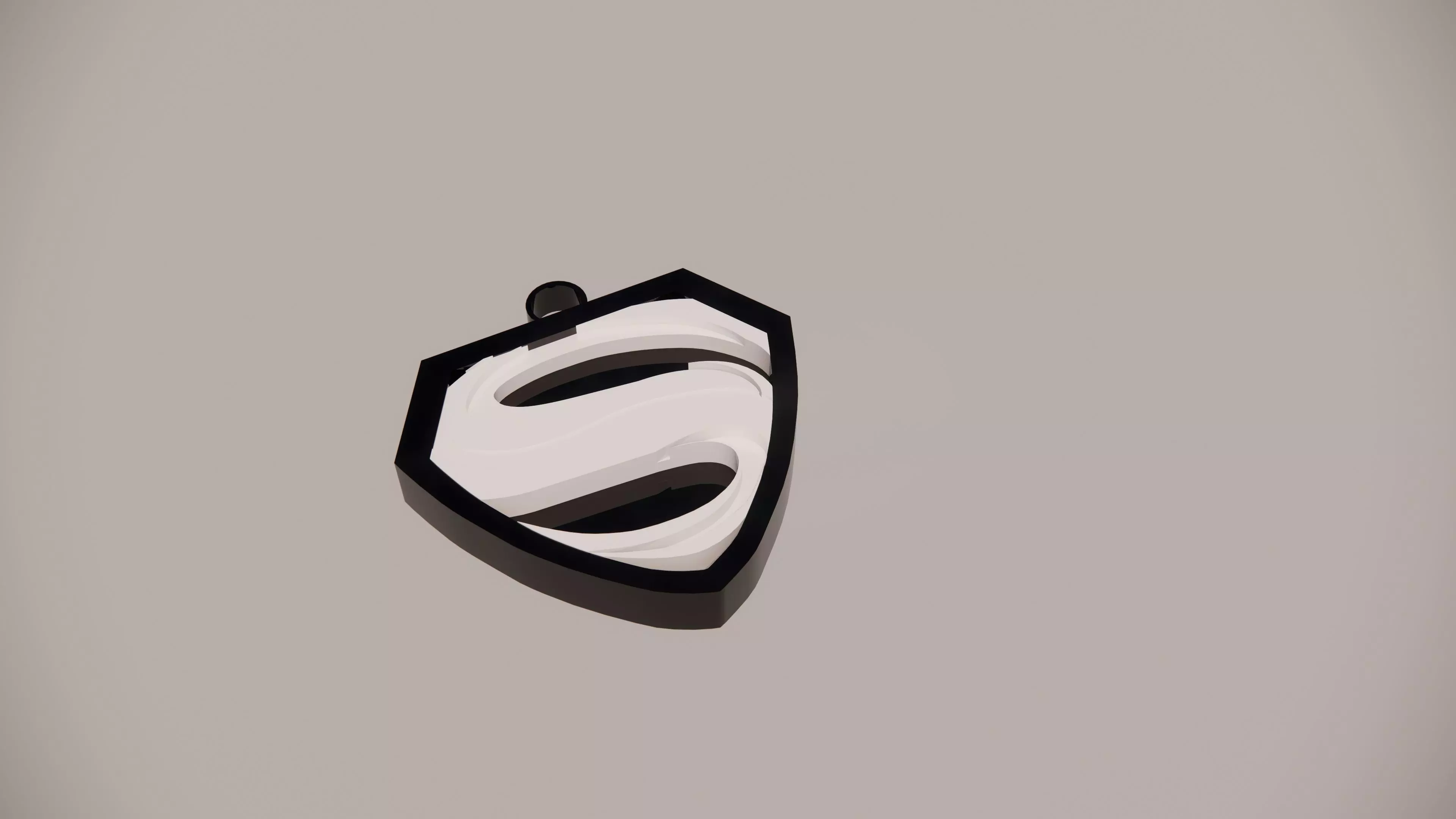 LLAVERO SUPERMAN  3D print model_0