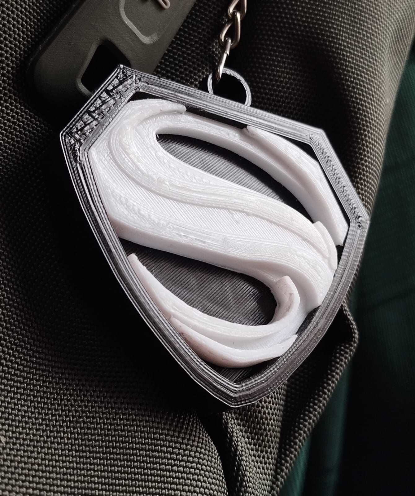 LLAVERO SUPERMAN  3D print model_2