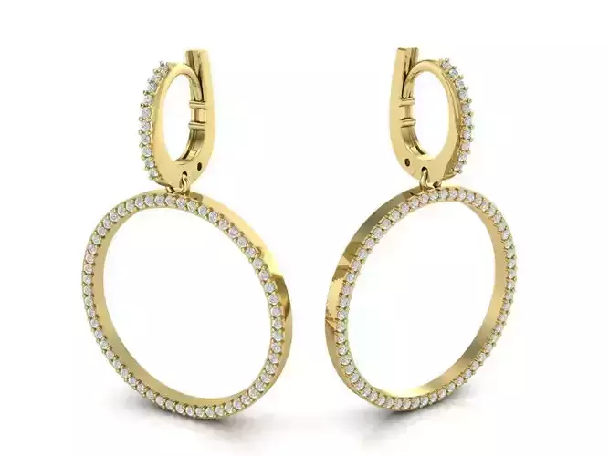 earrings with stones