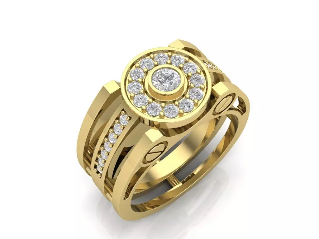 ring bolt 3D print model_0