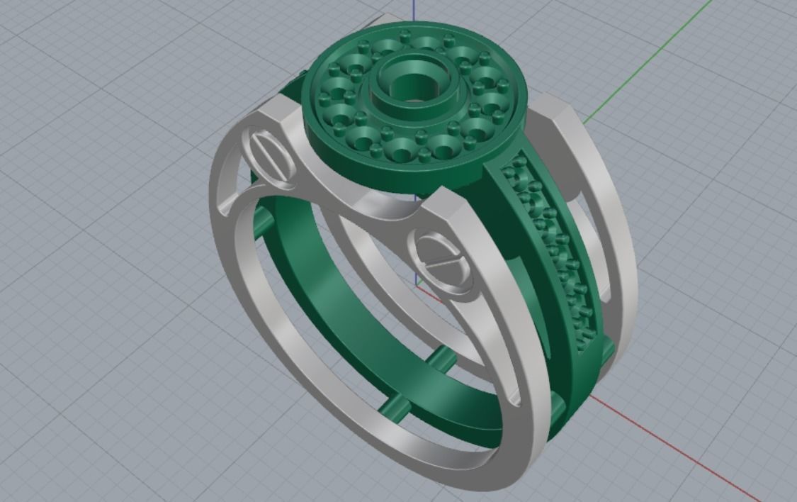 ring bolt 3D print model_7