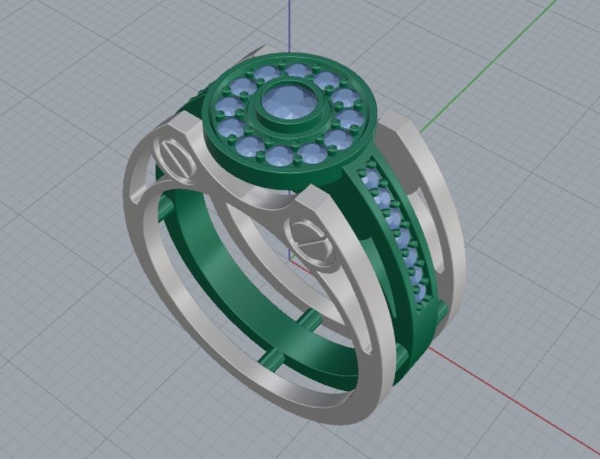 ring bolt 3D print model_6
