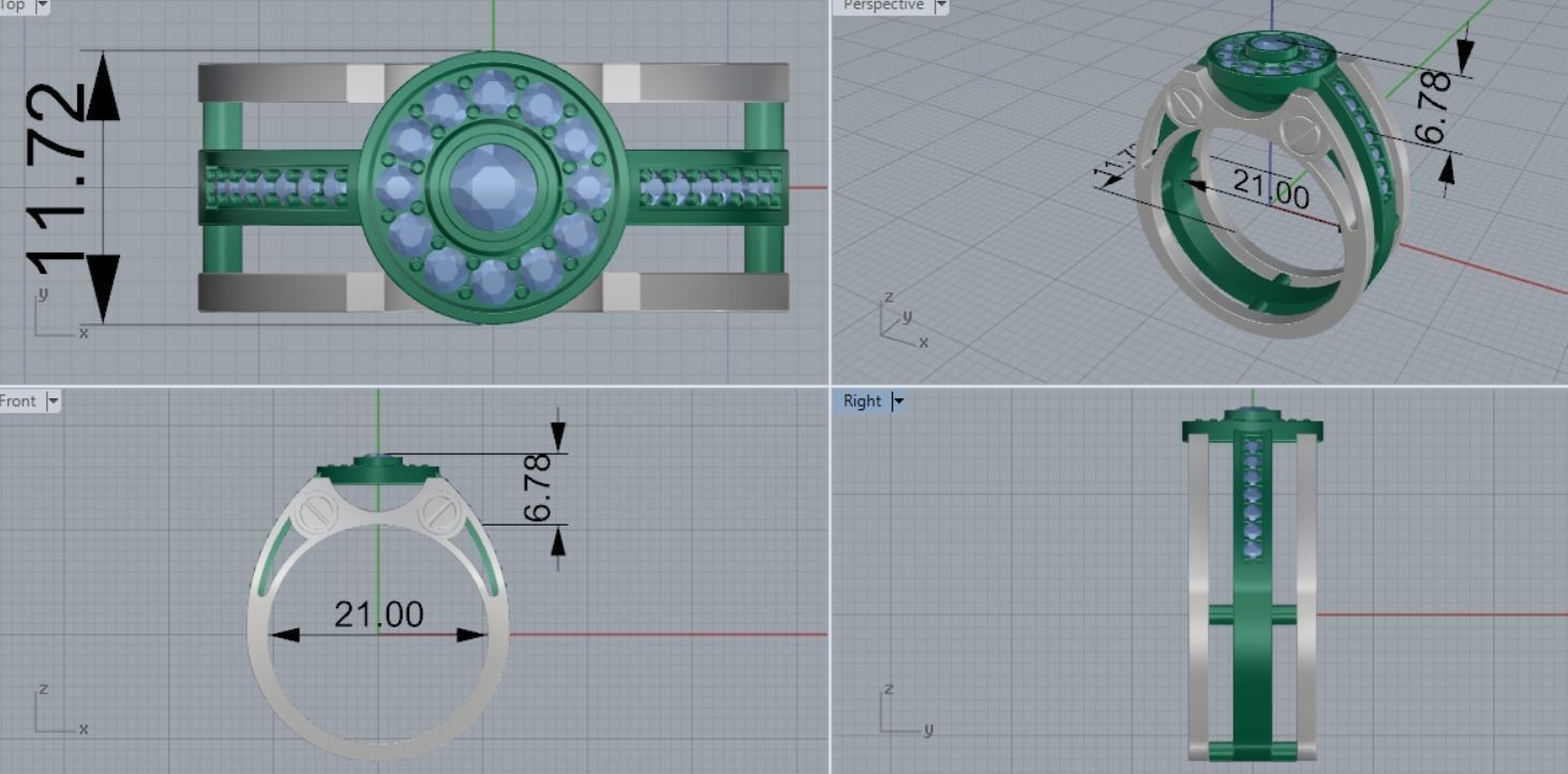 ring bolt 3D print model_4