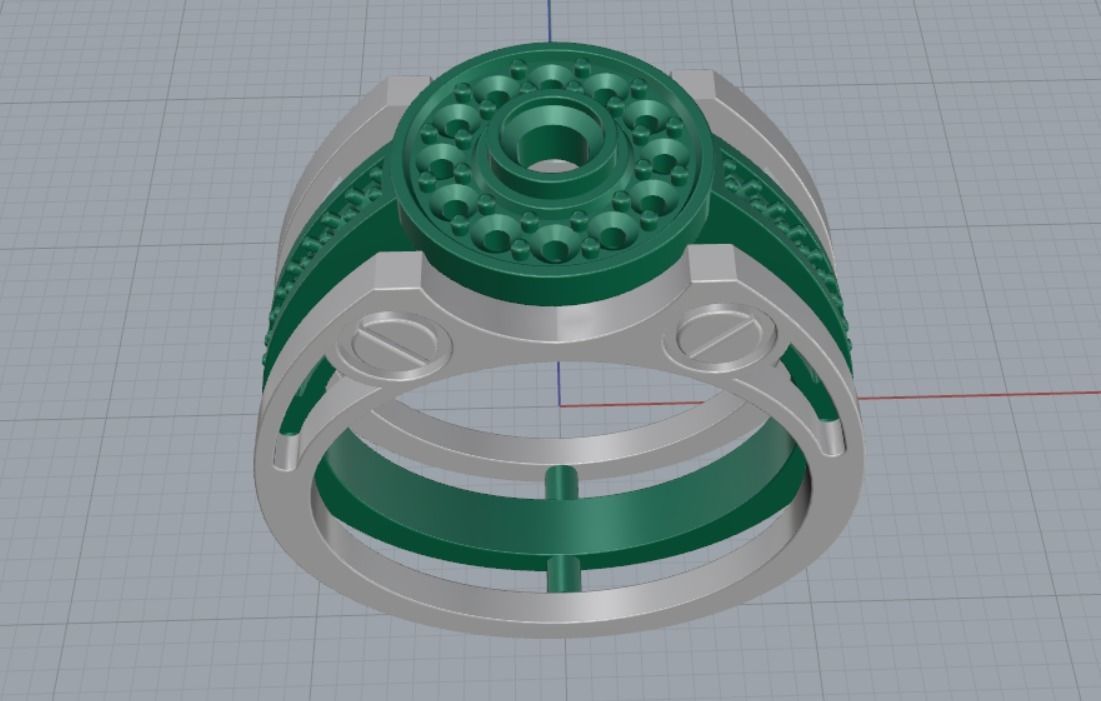 ring bolt 3D print model_8