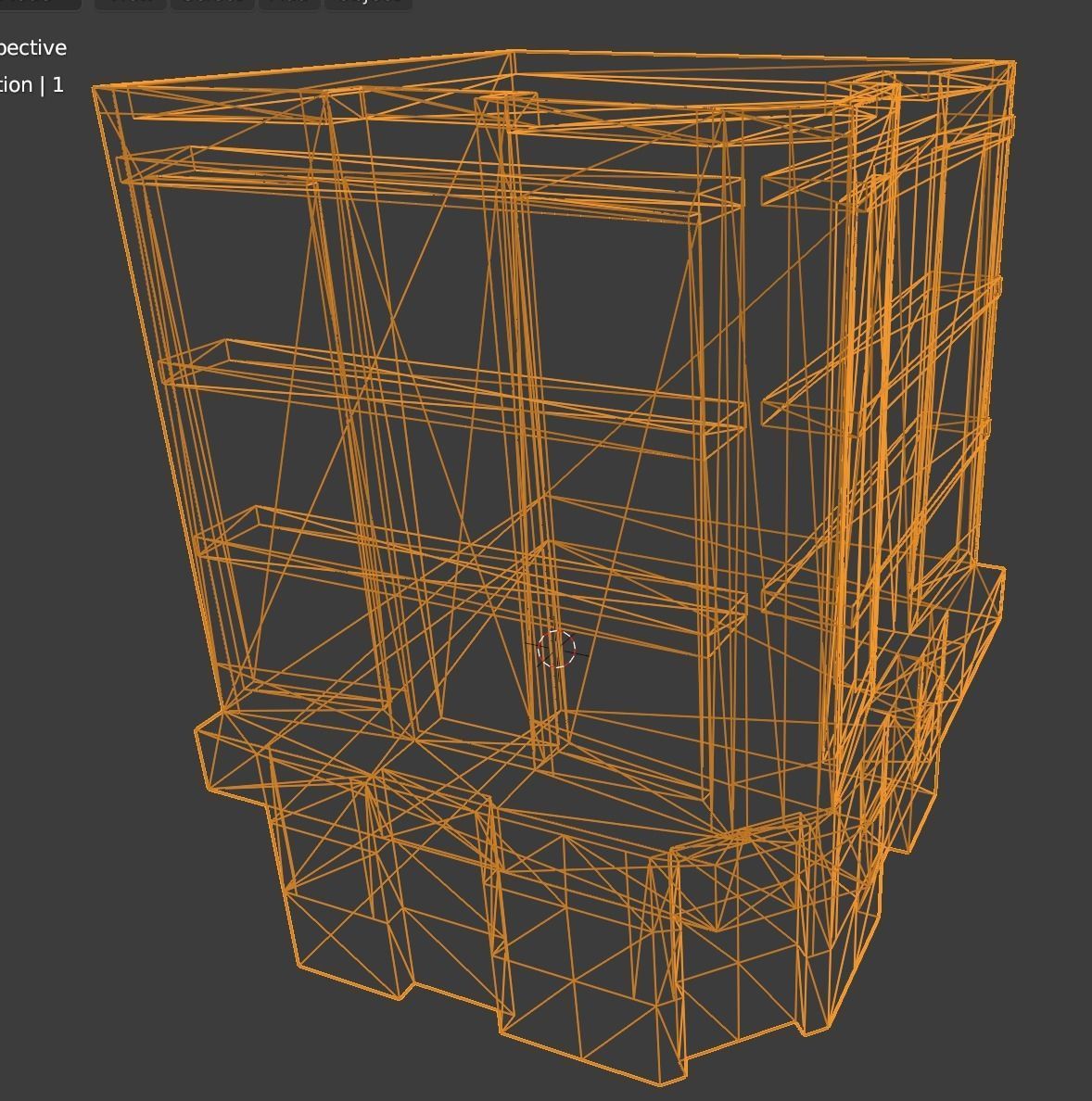 building 14 Low-poly 3D model_11