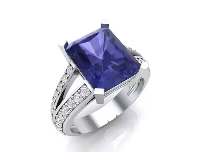 Engagement rings 3D print model