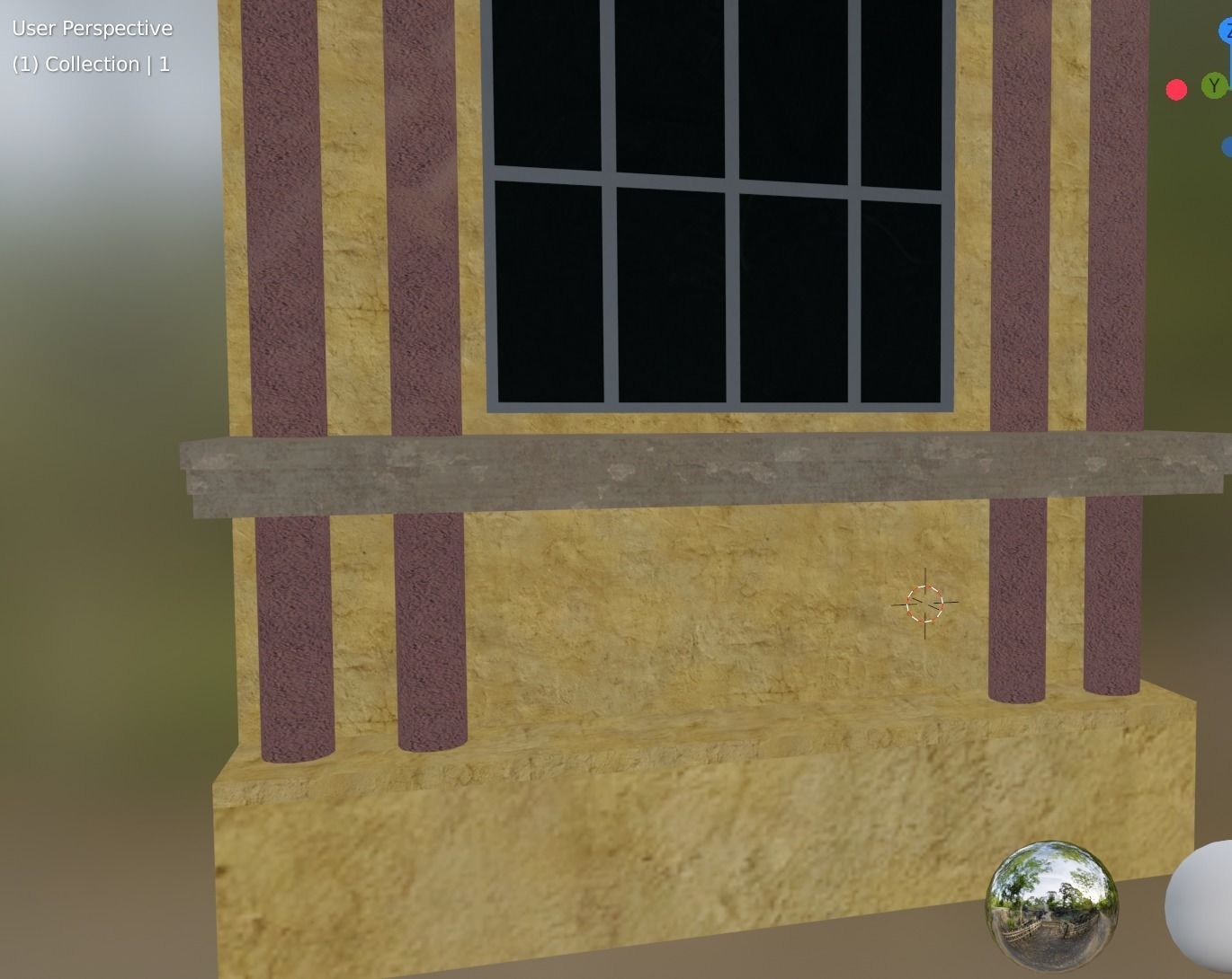 building 15 Low-poly 3D model_3