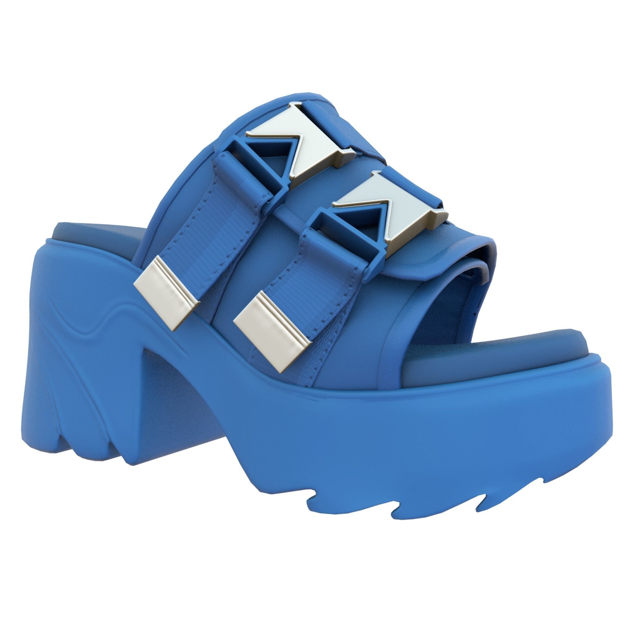 BOTTEGA VENETA Flash Clogs  -  3d Model Low-poly Low-poly 3D model_6