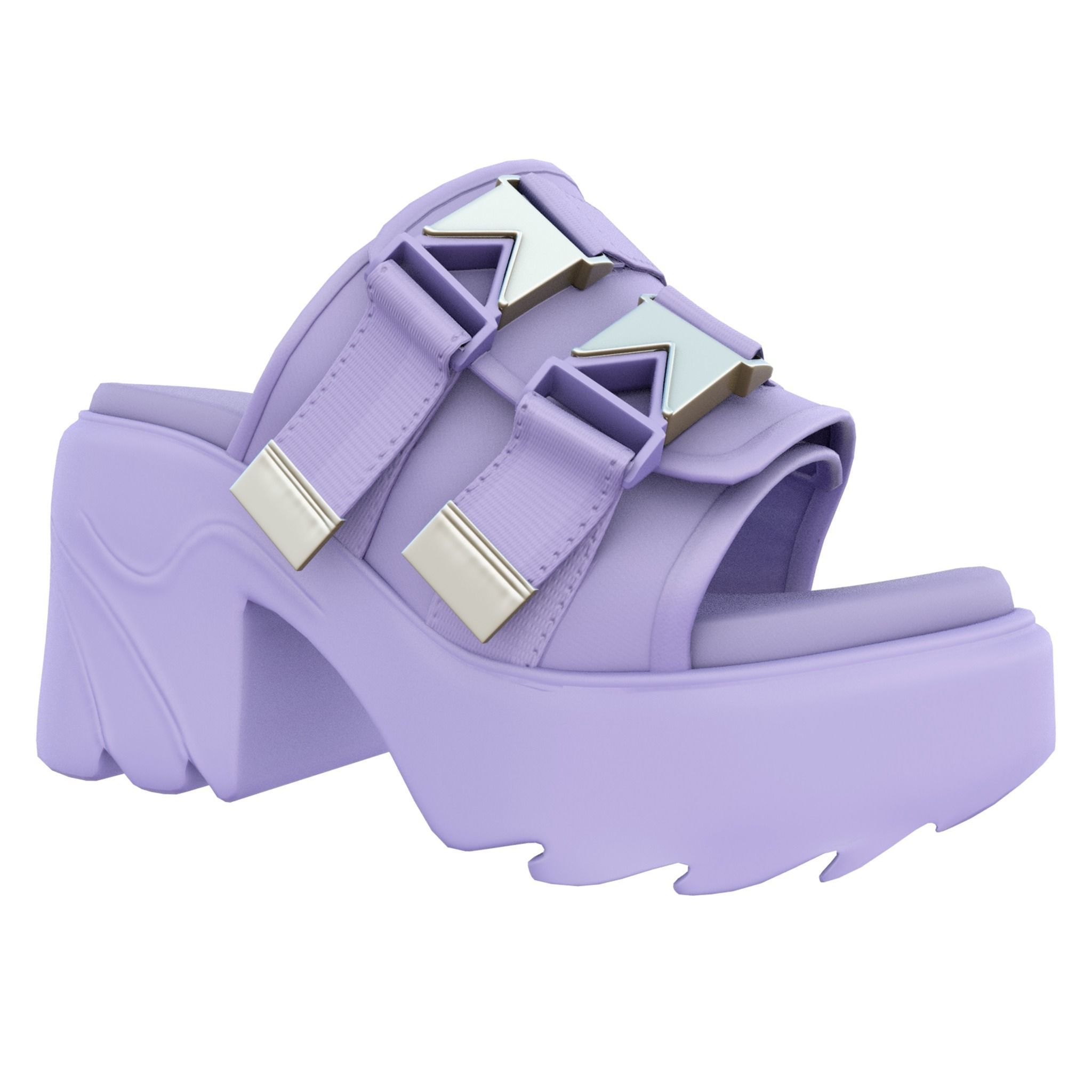BOTTEGA VENETA Flash Clogs  -  3d Model Low-poly Low-poly 3D model_8