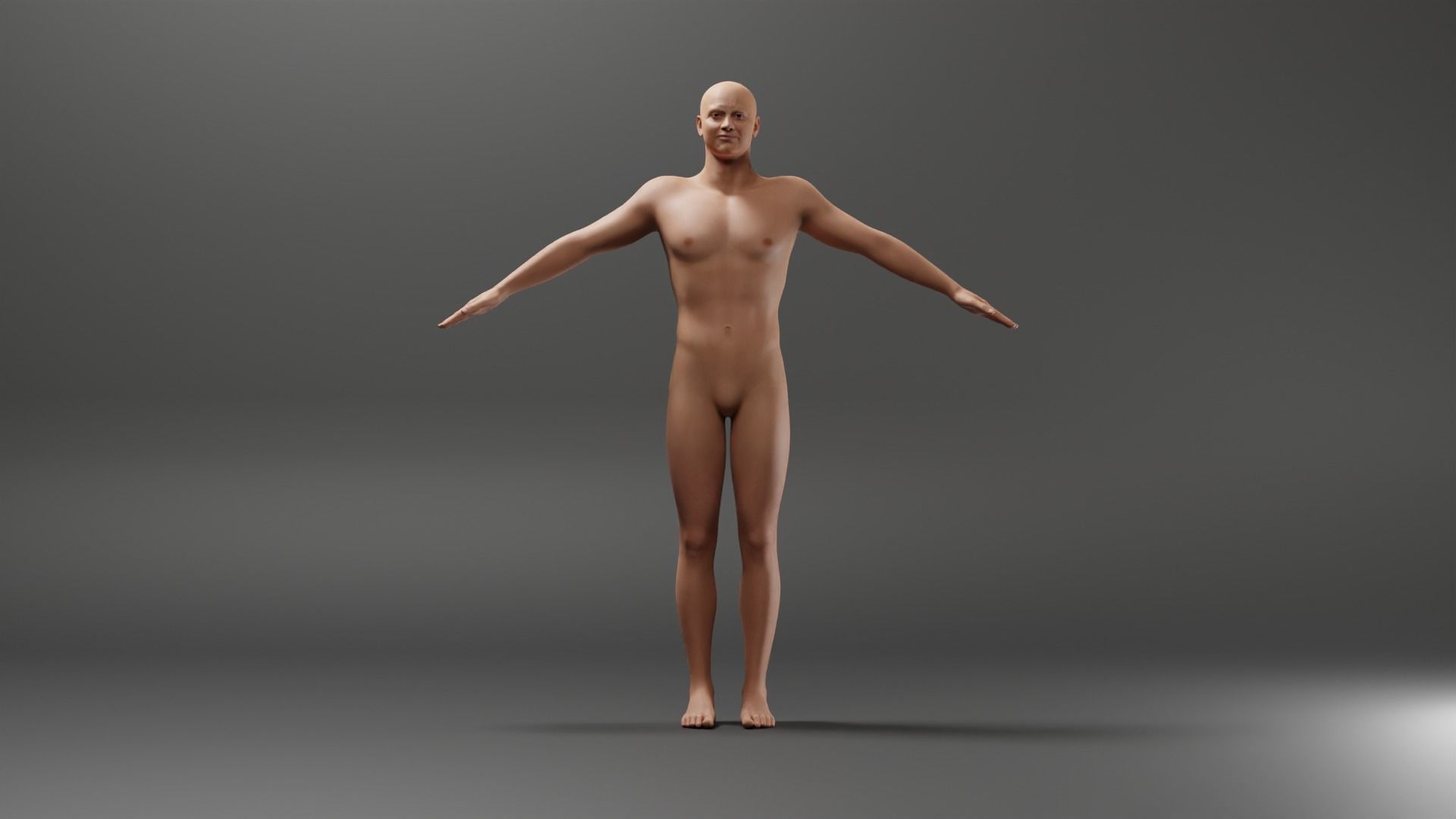 Realistic Male - Ismail 3D model_1