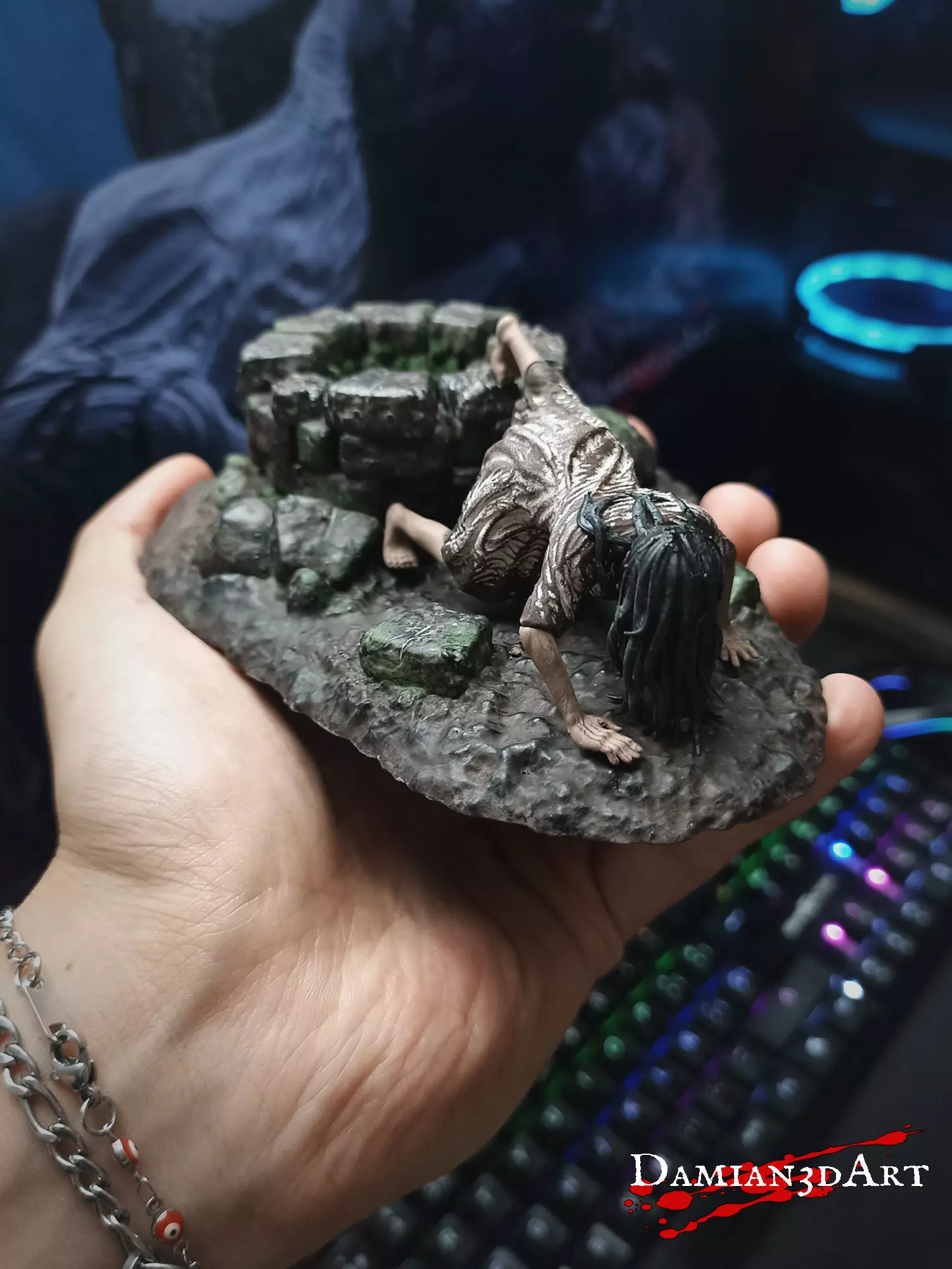 Onryo Sadako Samara STL The Ring 3D Printable Sculpt 3D print model