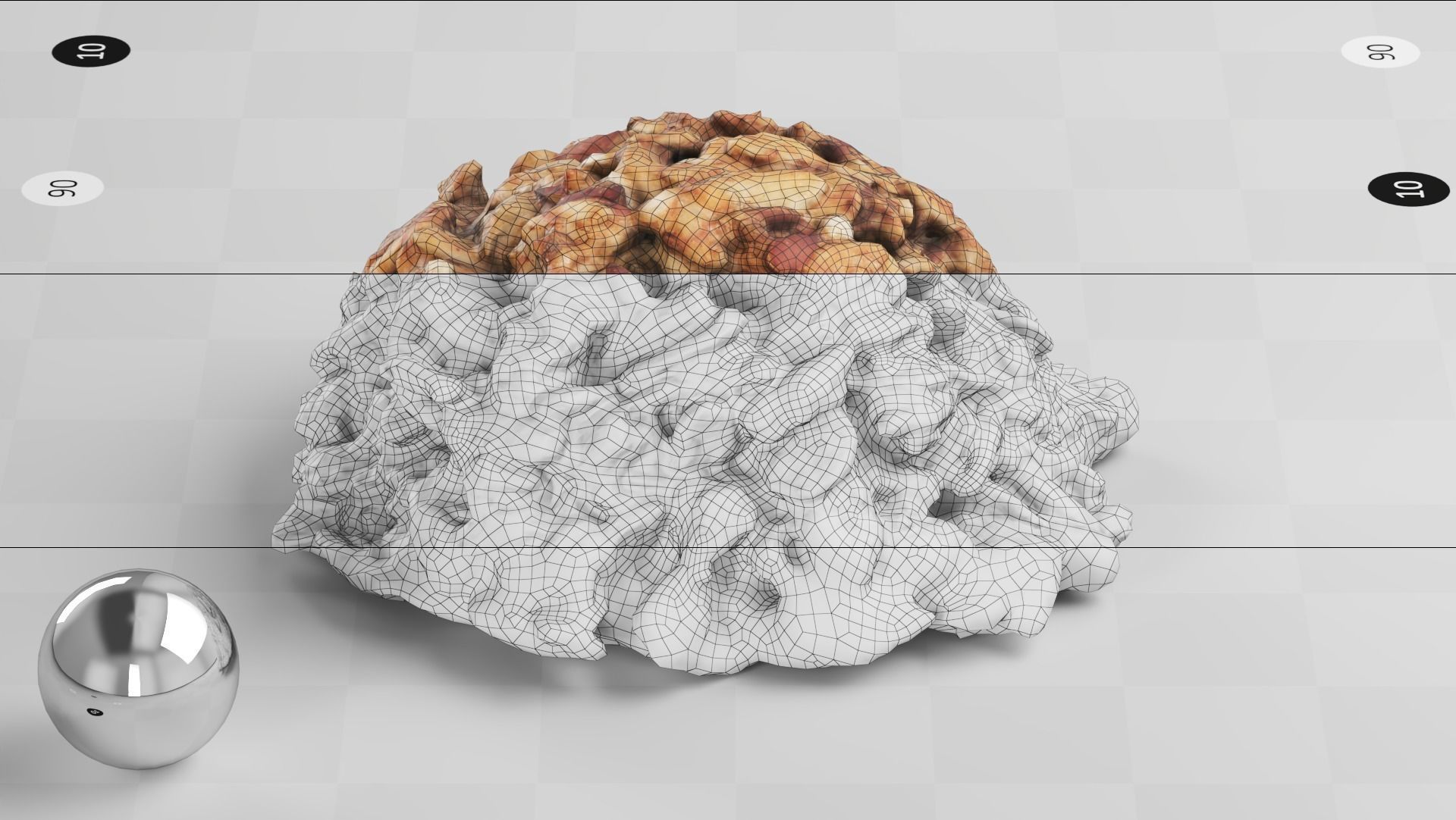 Cookie - 3d Scan Low-poly 3D model_3
