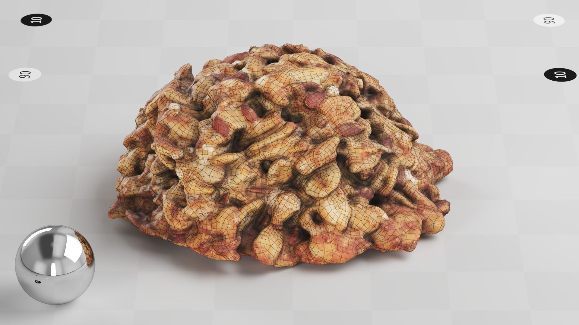 Cookie - 3d Scan Low-poly 3D model_11