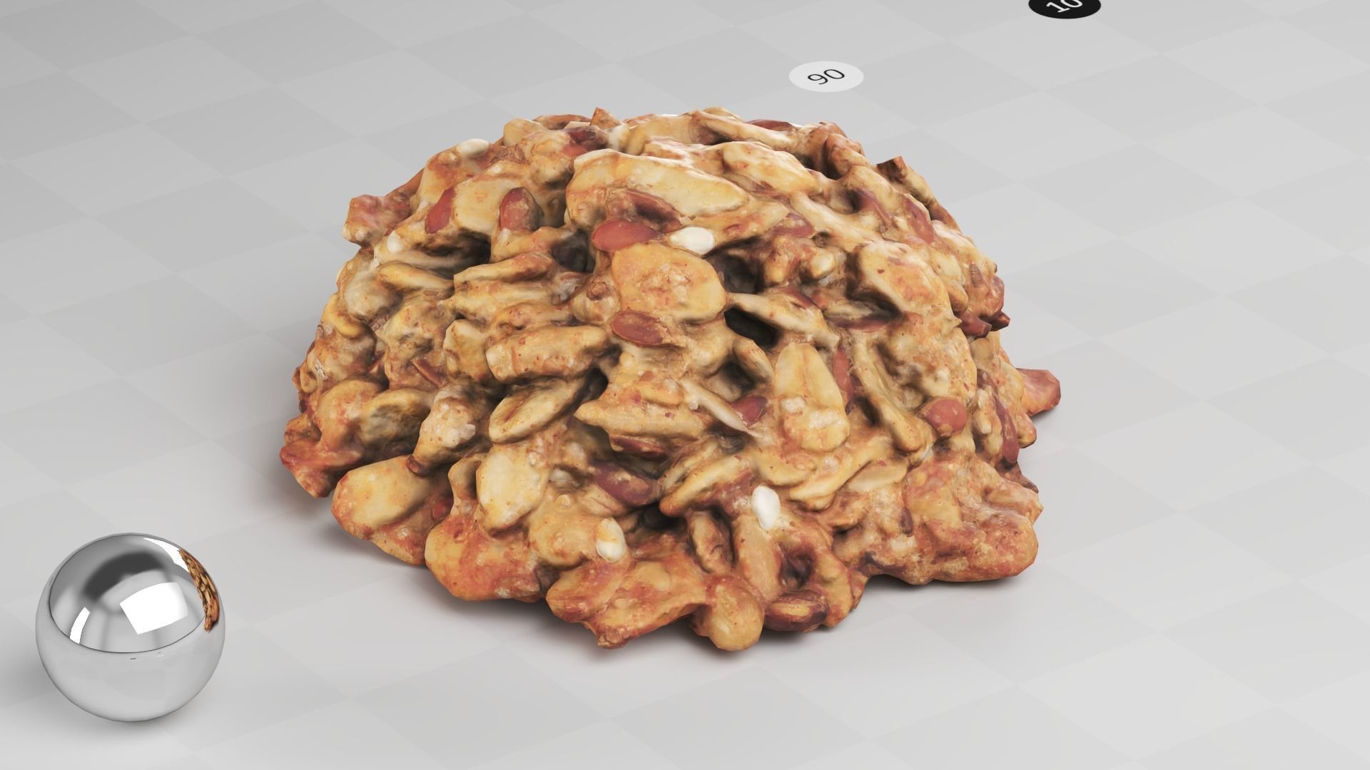 Cookie - 3d Scan Low-poly 3D model_5