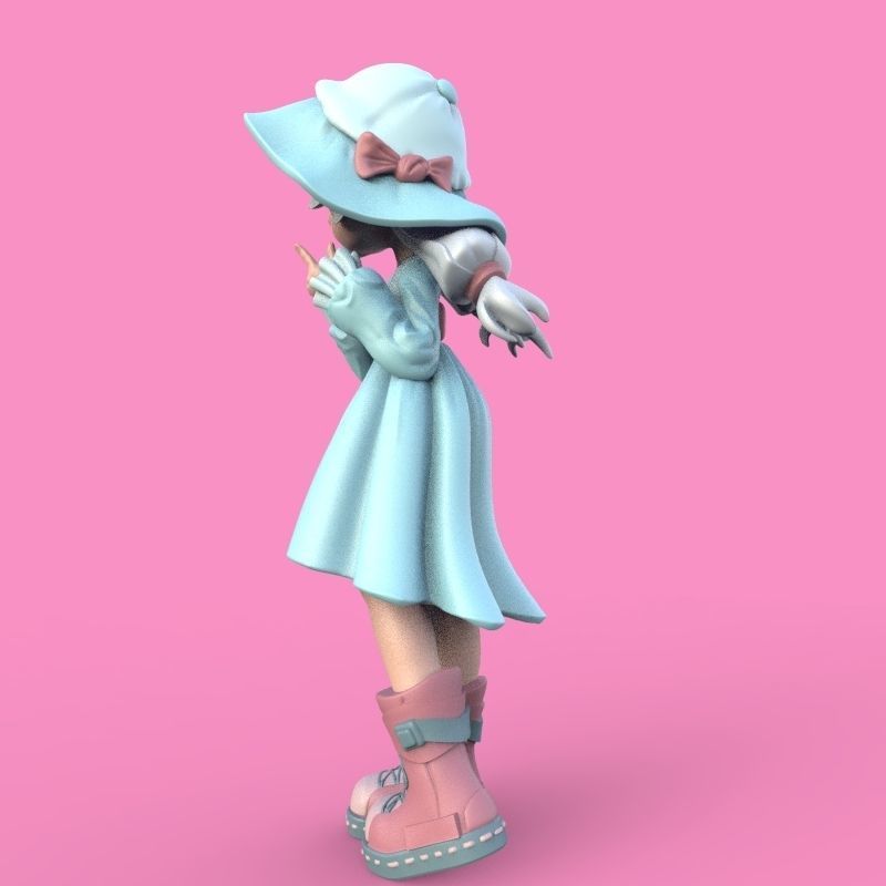 Summer Girl 3D print model_36