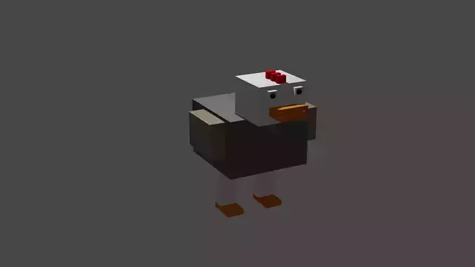 Low Poly Chicken Model Free