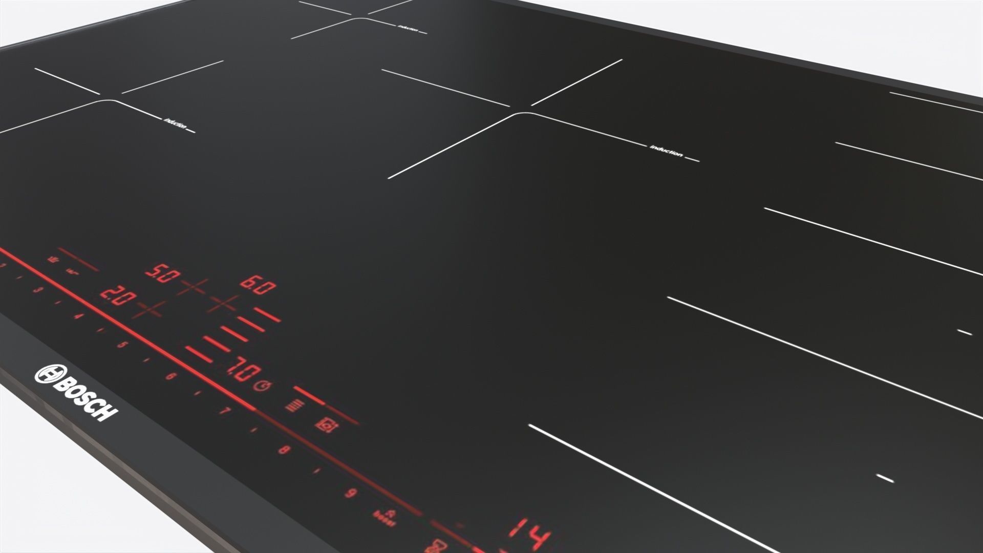 Induction Hob Multi Surface Bosch PXV875DC1E Glass Black 02 3D model_2
