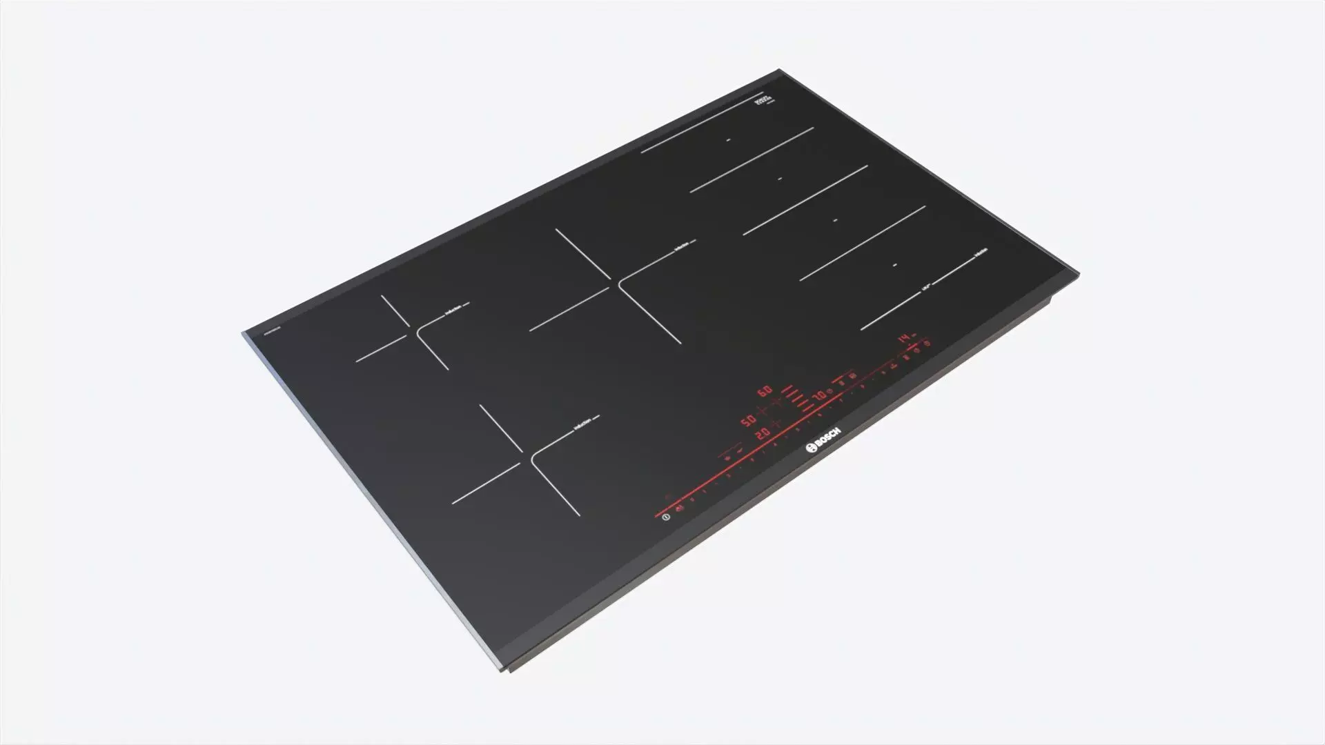 Induction Hob Multi Surface Bosch PXV875DC1E Glass Black 02 3D model_0