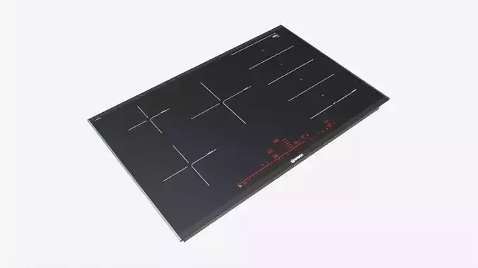 Induction Hob Multi Surface Bosch PXV875DC1E Glass Black 02 3D model