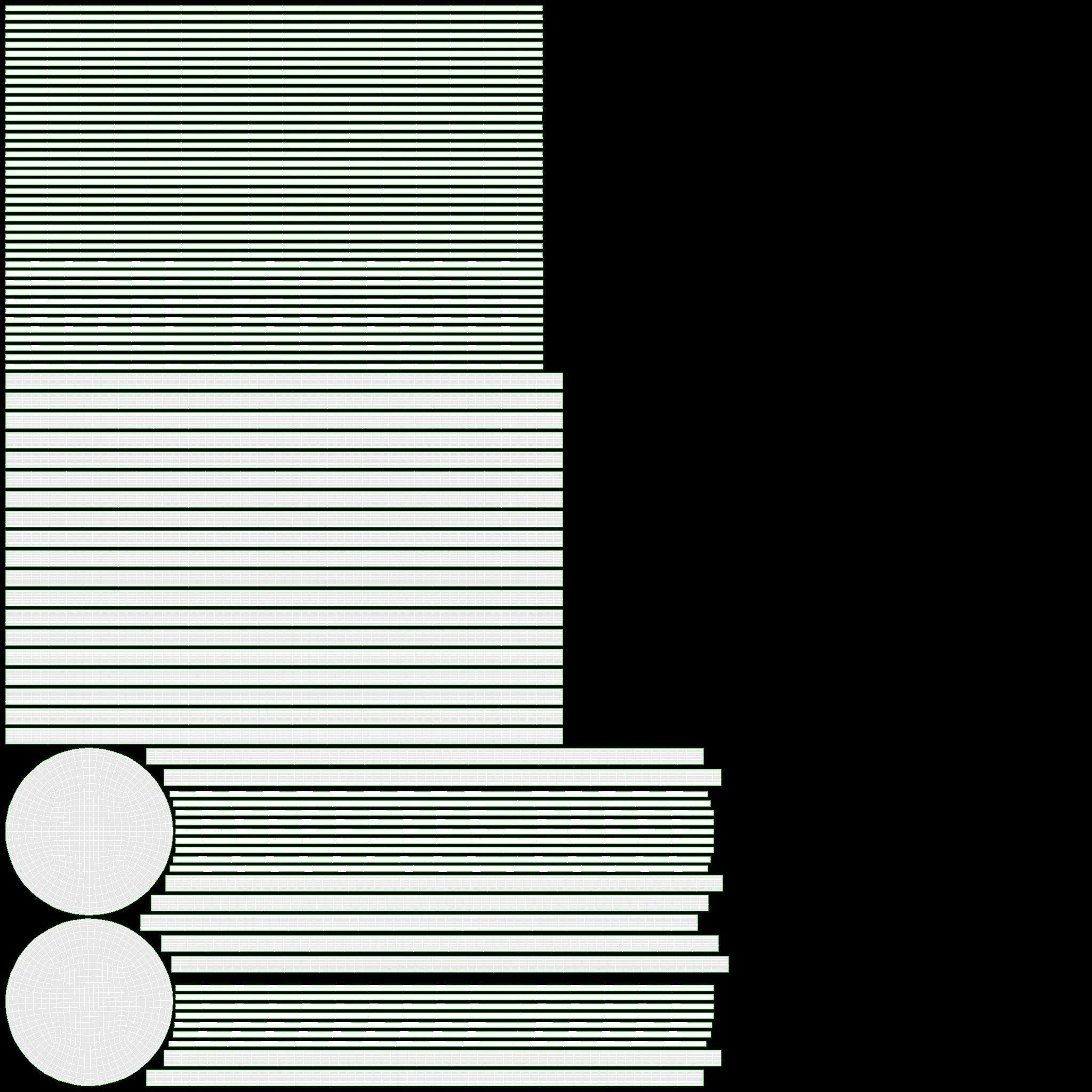 Money coin stack set 3D model_11