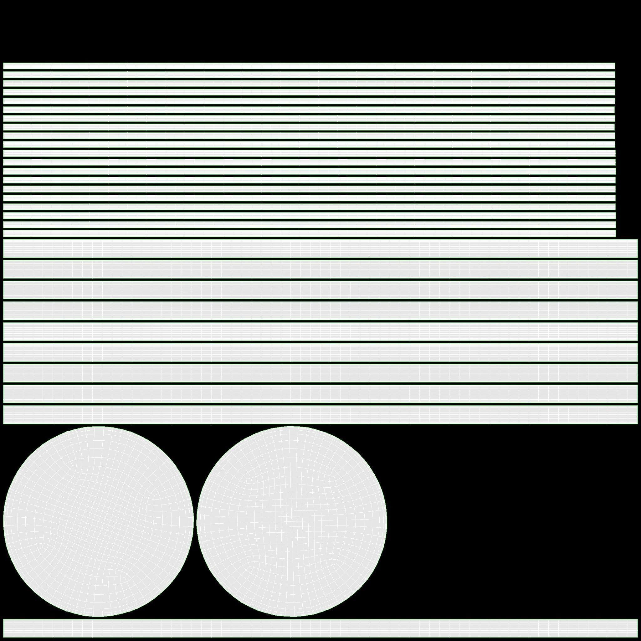 Money coin stack set 3D model_9