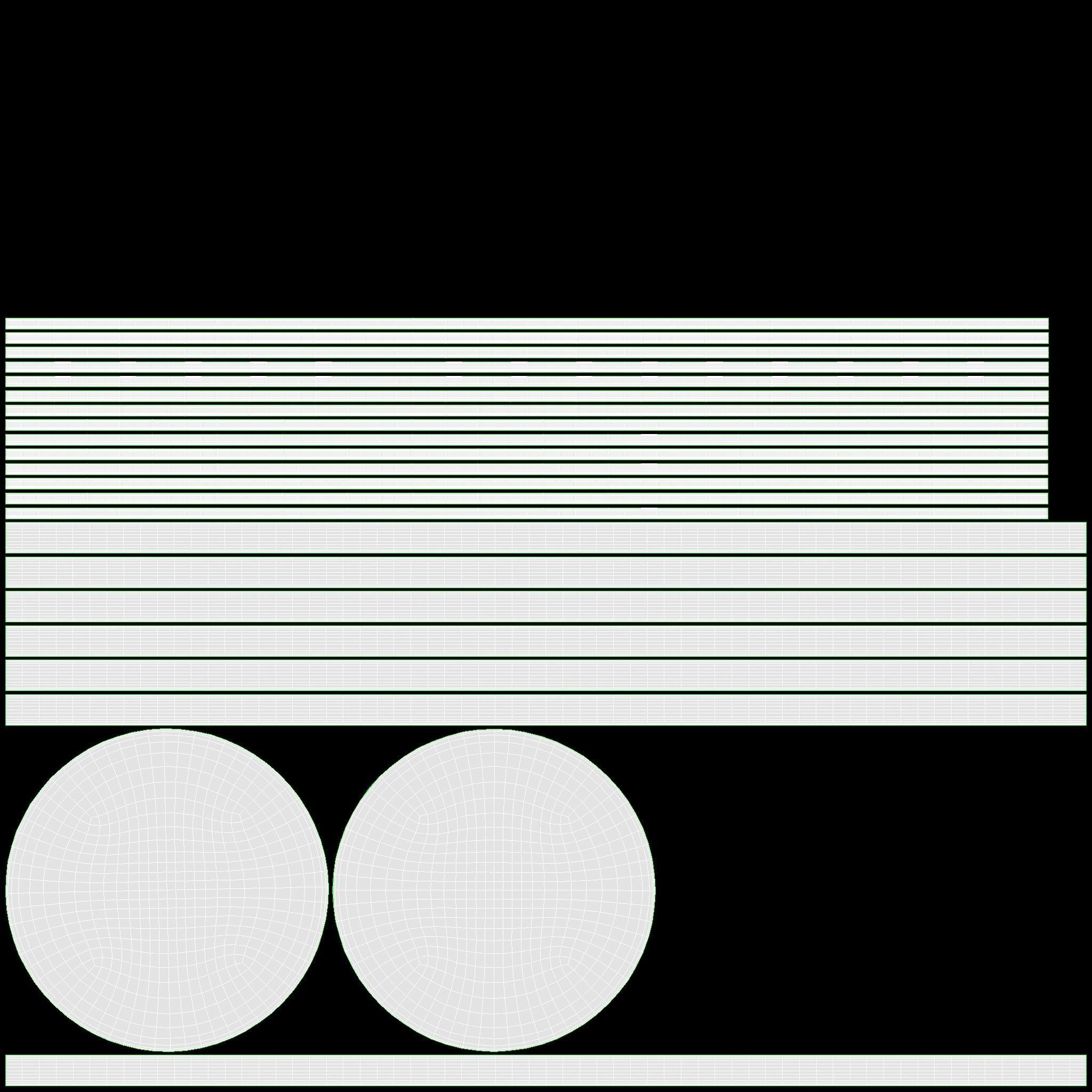 Money coin stack set 3D model_8