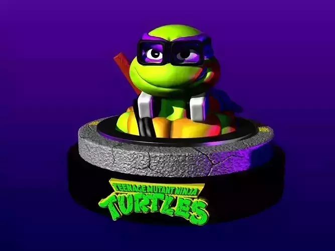 DONNIE DONATELLO TURTLE TORTUGA NINJA CAOS MUTANT