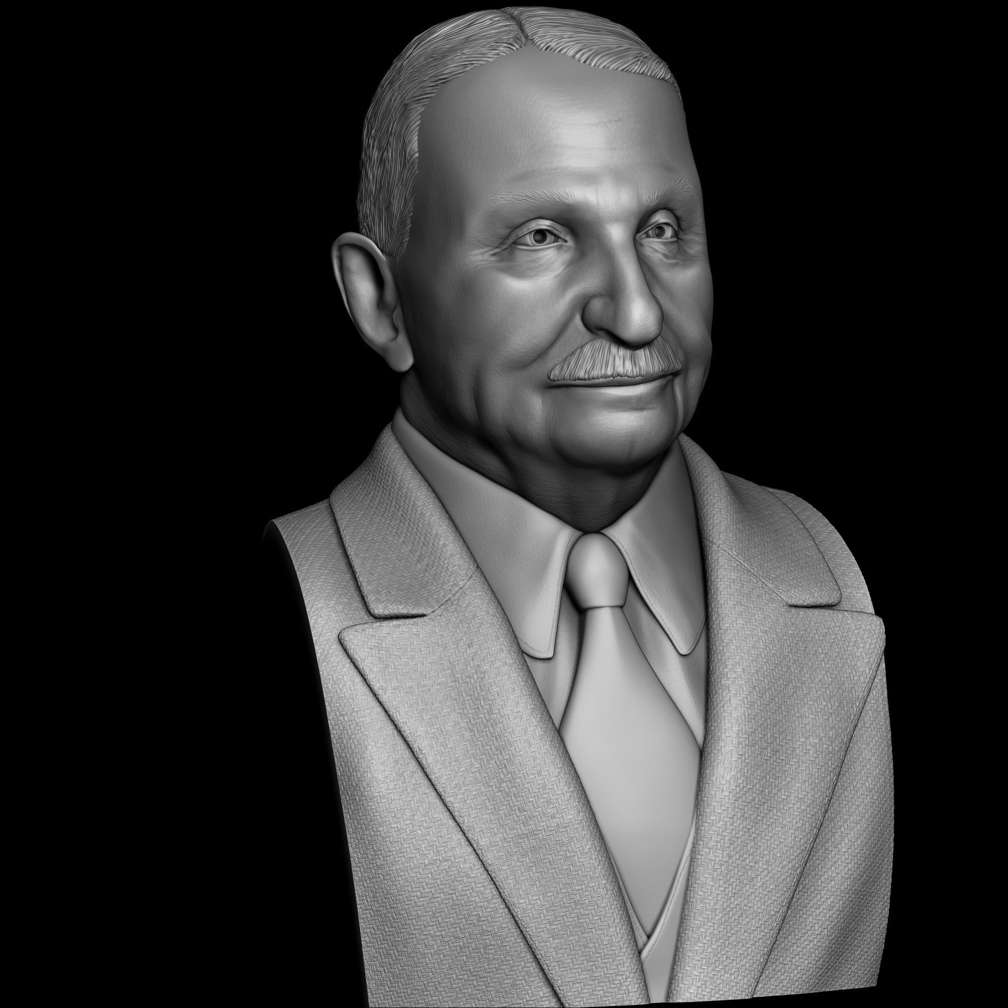 Ludwig Von Mises 3D print model_4