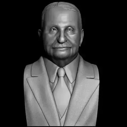Ludwig Von Mises 3D print model