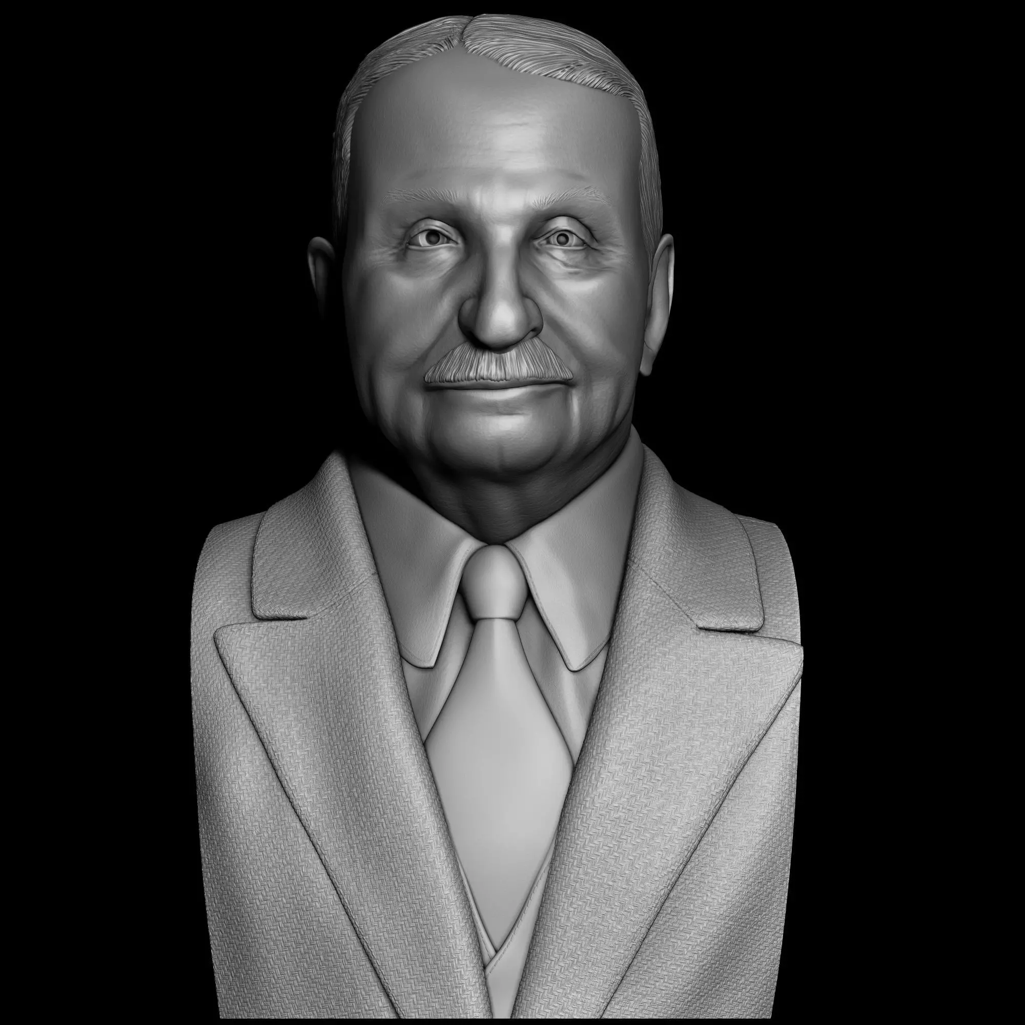 Ludwig Von Mises 3D print model_0