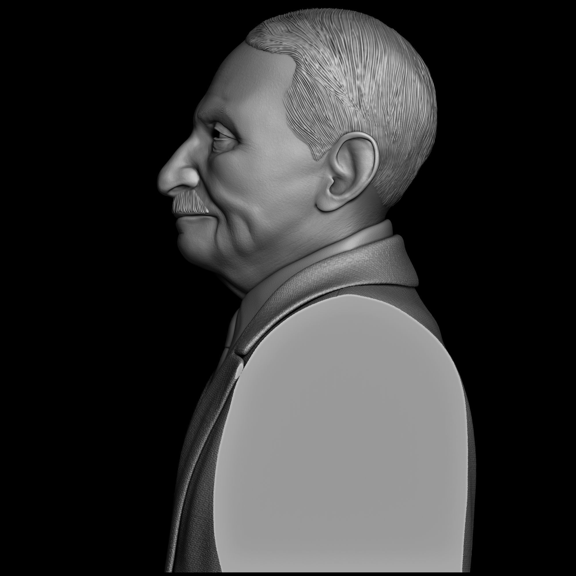 Ludwig Von Mises 3D print model_1