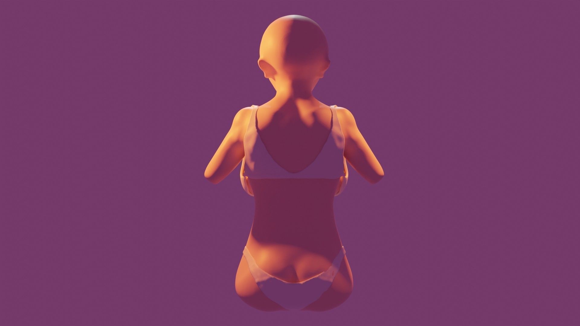 3d anime body sculpting 3D model_6