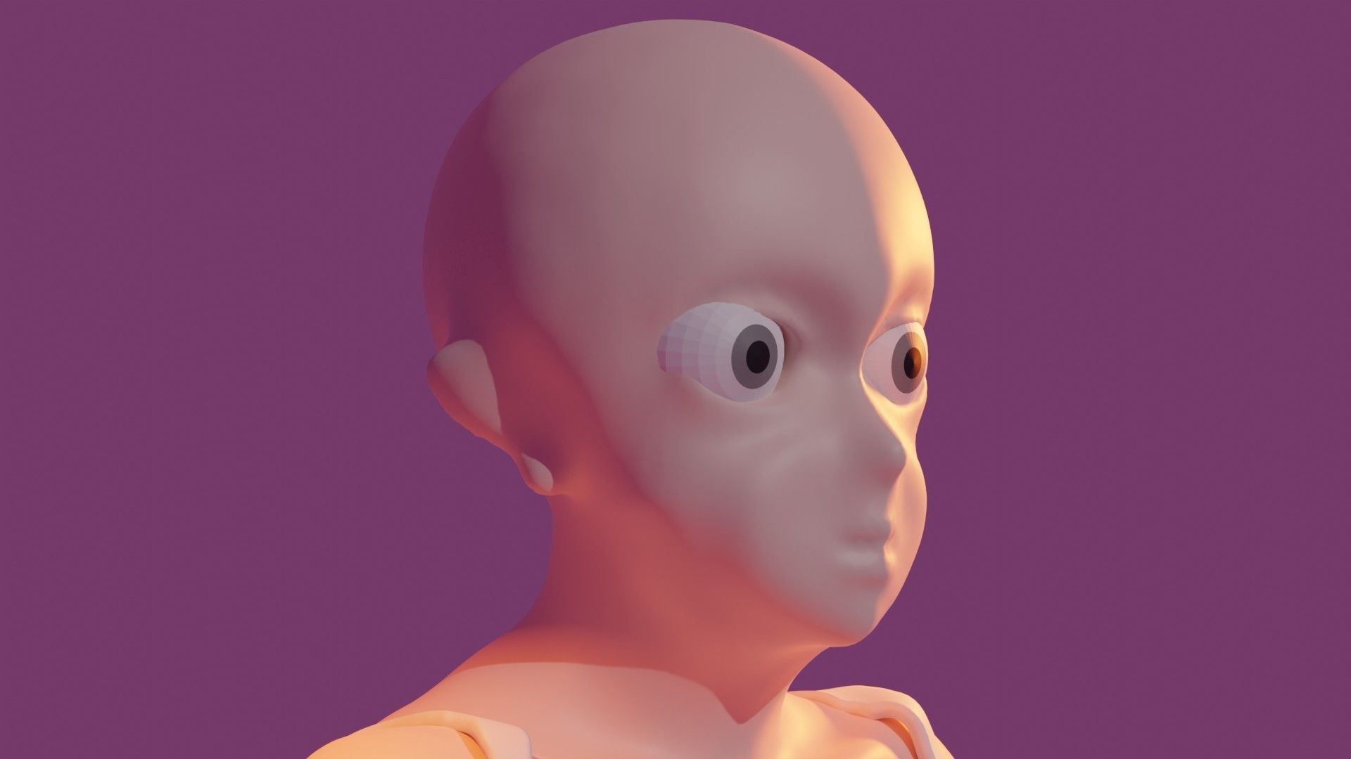 3d anime body sculpting 3D model_11
