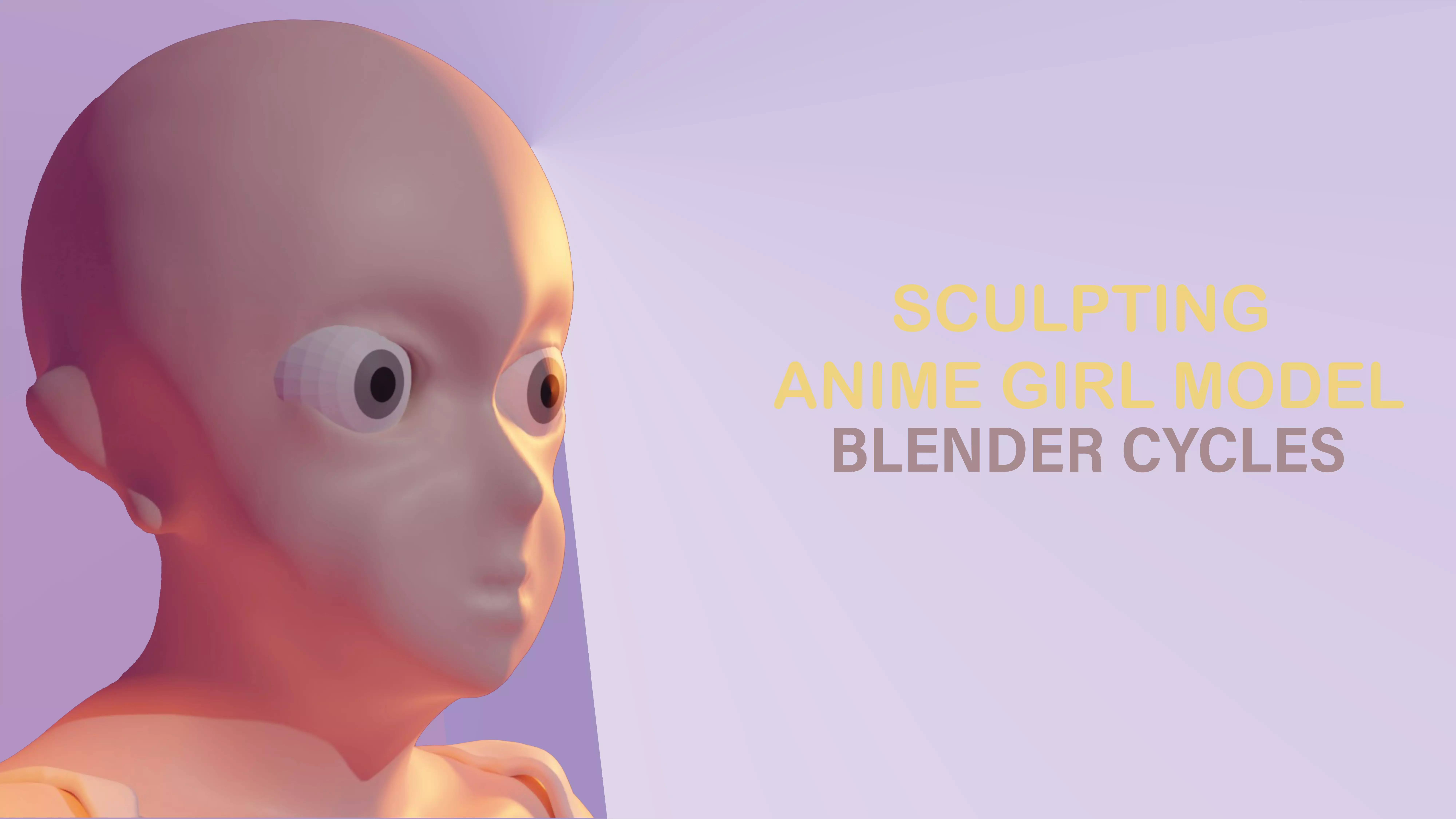 3d anime body sculpting 3D model_0