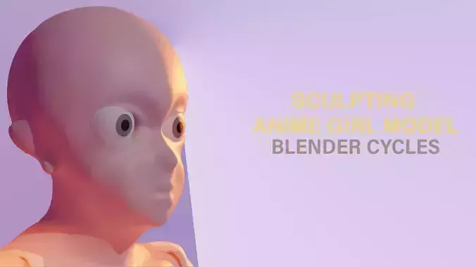3d anime body sculpting 3D model