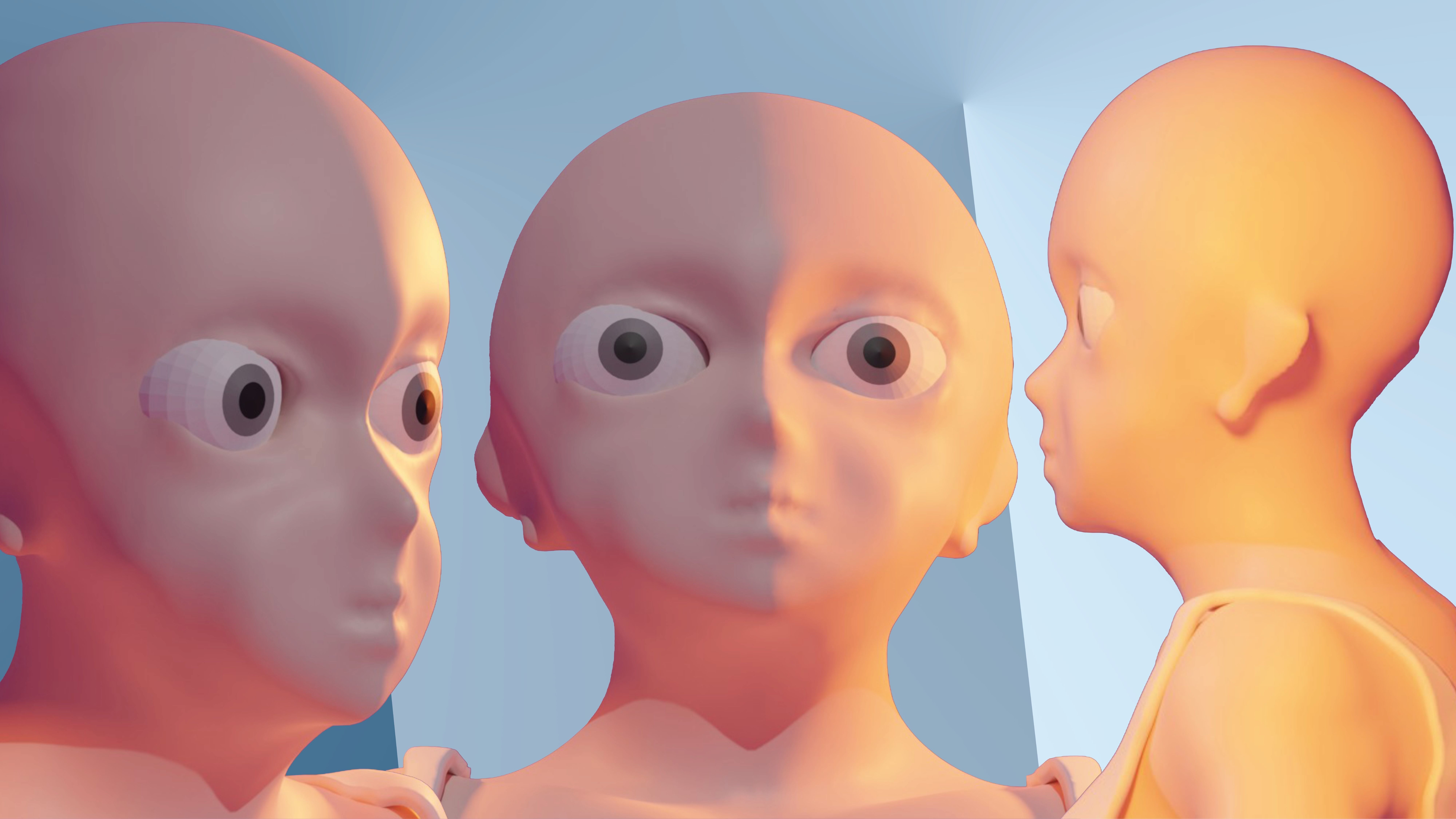 3d anime body sculpting 3D model_1
