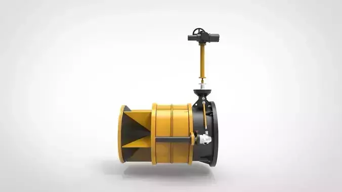 cone valve marine system 3D model