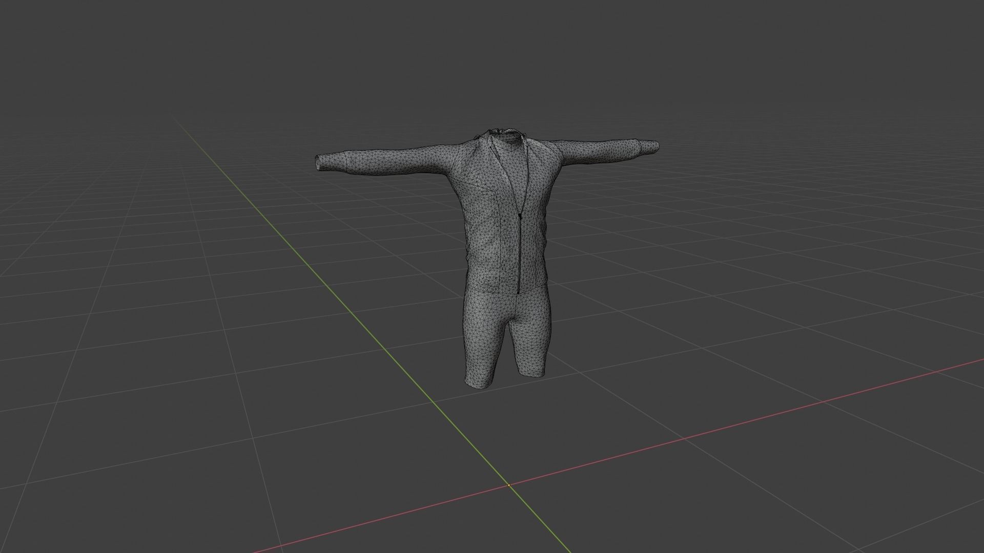 Clothes Low-poly 3D model_6