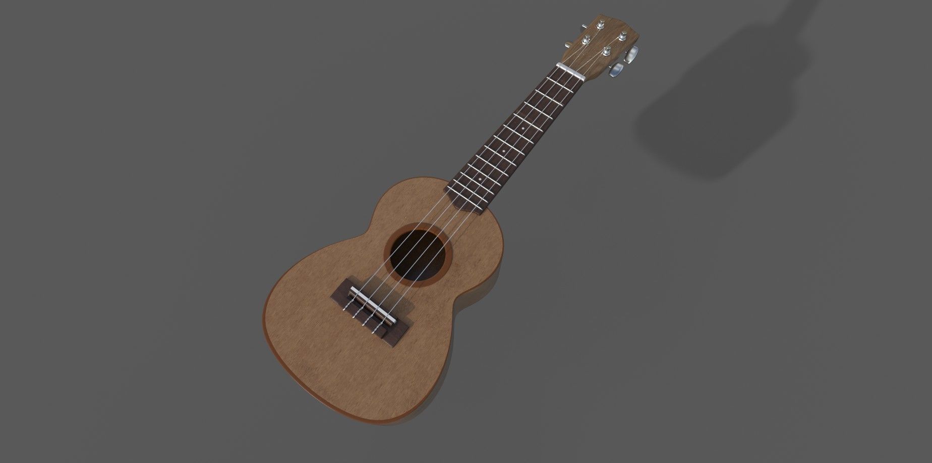 Ukulele Free 3D model_1