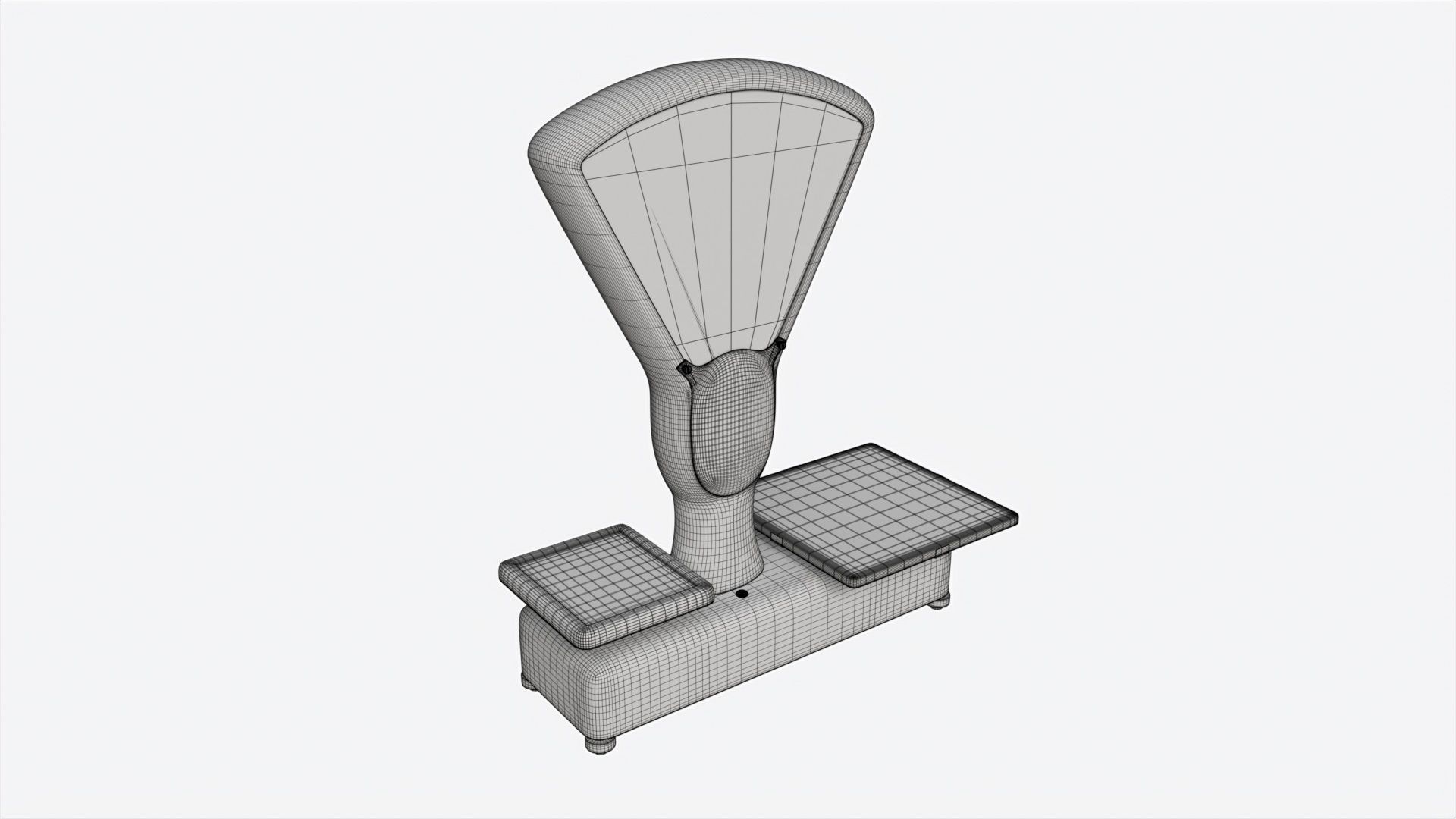 Vintage Grocery Weighing Scale 3D model_5