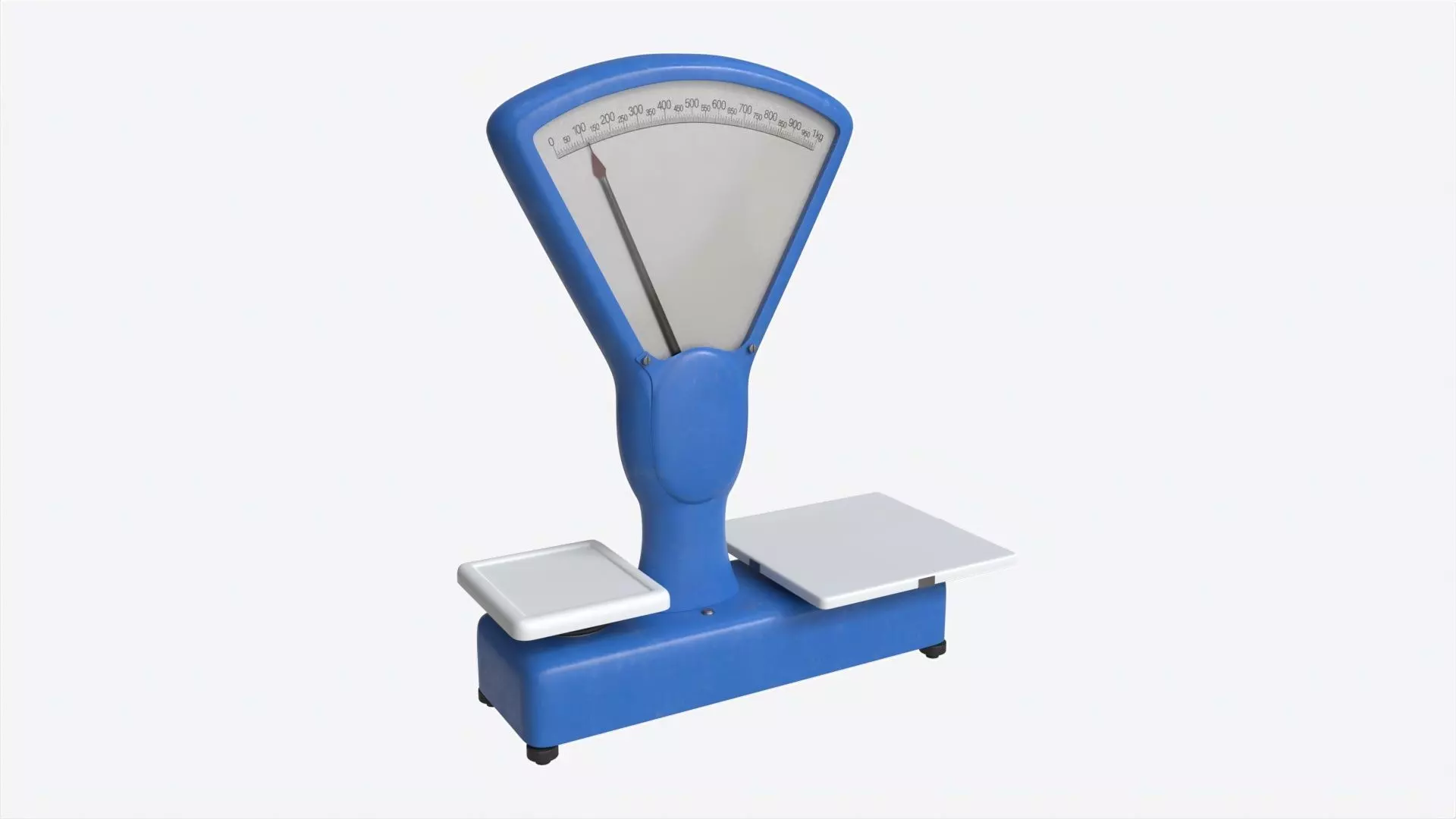 Vintage Grocery Weighing Scale 3D model_0
