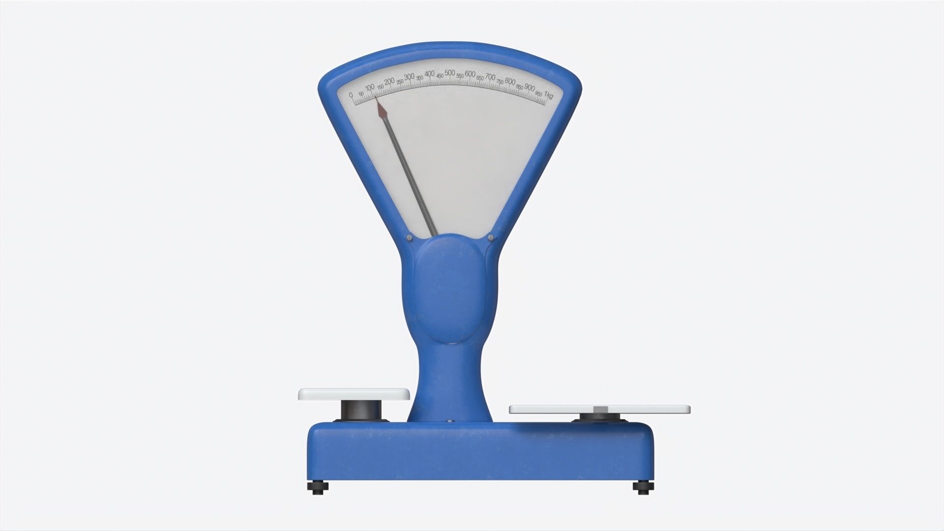 Vintage Grocery Weighing Scale 3D model_3