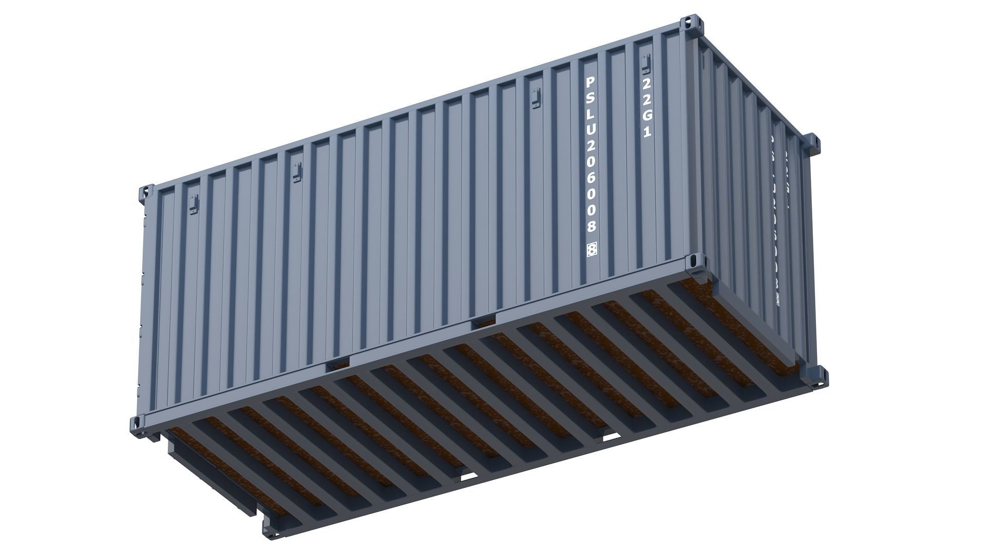 20 ft Container Collection 3D model_11
