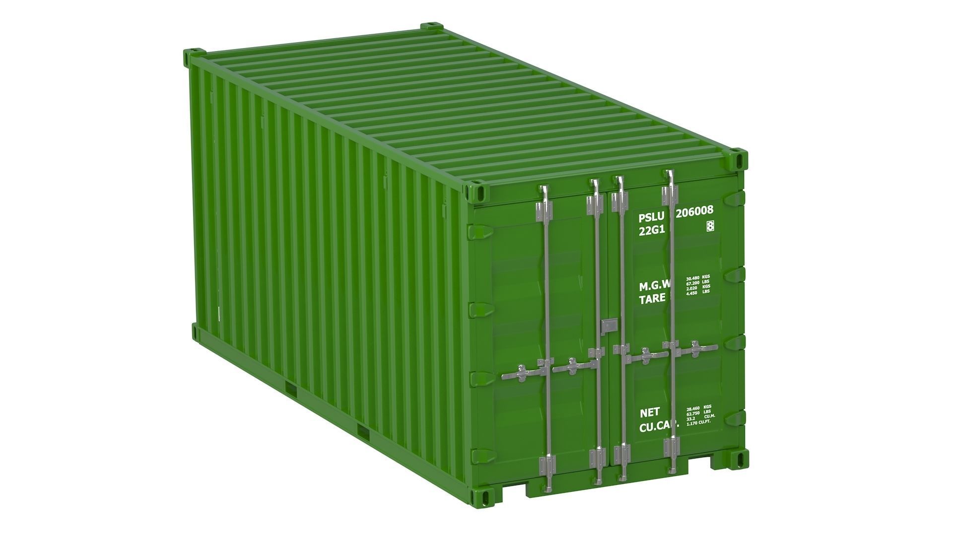 20 ft Container Collection 3D model_23