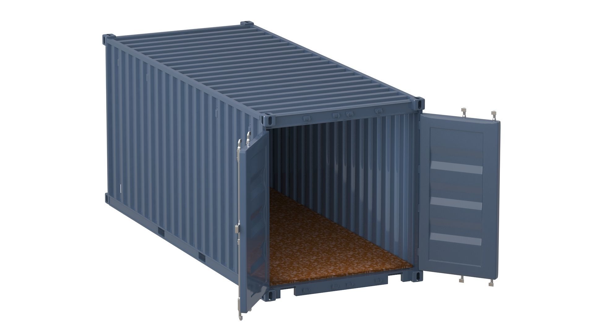 20 ft Container Collection 3D model_5