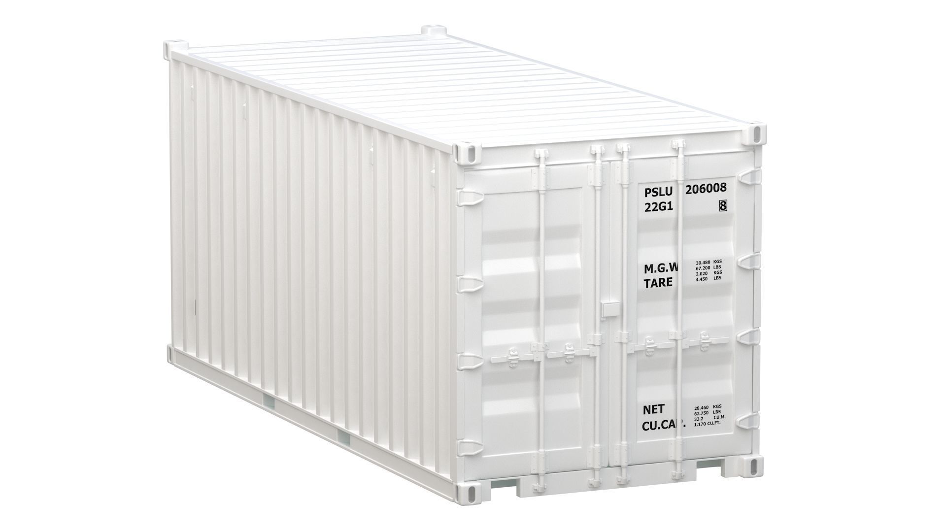 20 ft Container Collection 3D model_53